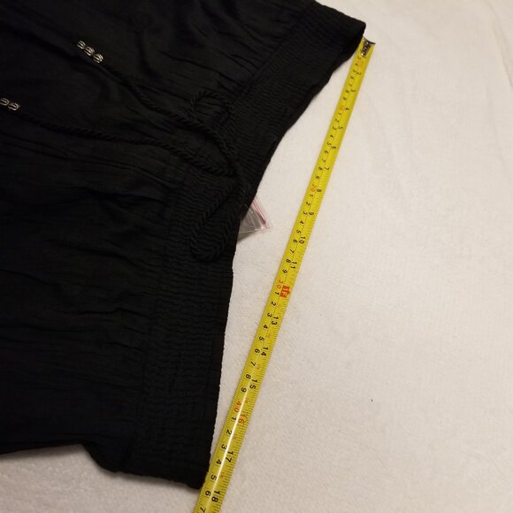 NWT 100% Cotton Black Maxi Skirt Studded Ruffle Tiered Long Addition Elle XLarge - Picture 15 of 15